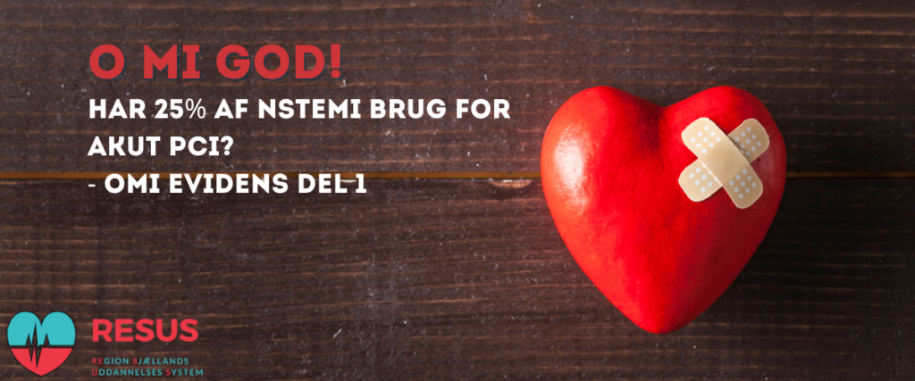 O MI! Har en fjerdedel af NSTEMI brug for akut PCI? – OMI evidens del 1